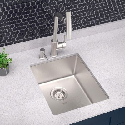 Cuba de Embutir Quadrum 34U Tramontina 34x40x20cm Aço Inox Acetinado Outlet