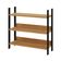 Estante Livreiro Industrial 93cm em Mdf Freijó Preto Fosco Dalla Costa