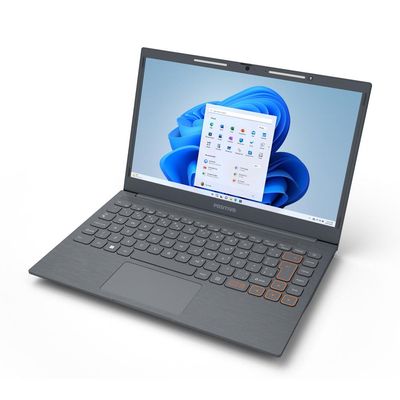 Notebook 14,1" HD Positivo Vision C14 C4128A Windows 11 Intel Celeron Memória 128GB eMMc 4GB RAM Cinza Cinza
