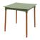 Mesa Diana Verde Oliva Tramontina 70cm em Polipropileno com Pernas de Madeira