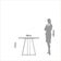 Mesa de Jantar 90cm 4 Lugares Carvalho Rosé Dalla Costa