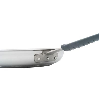 Frigideira Tramontina Professional em Aço Inox e Silicone 26 cm Fundo Triplo Compatível com Indução