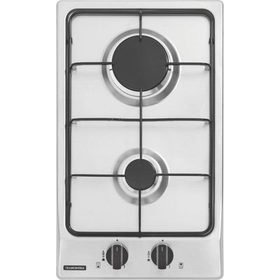 Cooktop a Gás Tramontina Dominó 2GX 30 em Aço Inox 2 Queimadores
