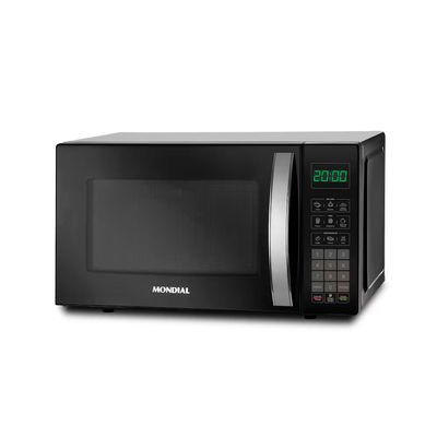 Micro-ondas 21 Litros 1200W Função Tira Odor e Manter Aquecido Mondial Preto / 220V