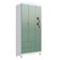 Guarda Roupas Infantil 3 Portas e 2 Gavetas 91x40x198 cm Branco e Verde Completa Móveis