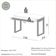 Mesa de Escritório 1 Gaveta em MDF 118x53x75cm Dalla Costa Off White Freijó