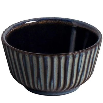 Ramequim Médio 170ml Cerâmica Azul Titanium Porto Brasil 9cm