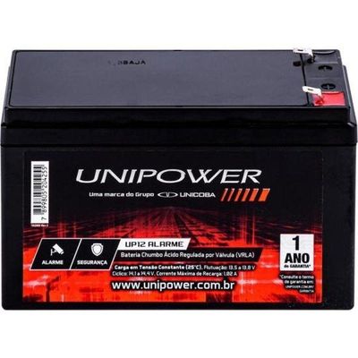 Bateria Selada 12v 4ah Unipower Alarme