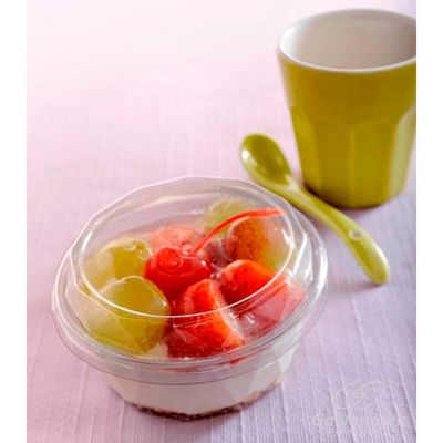 Embalagem Mini Doce Redondo G645 Transparente 300un 120ml Galvanotek