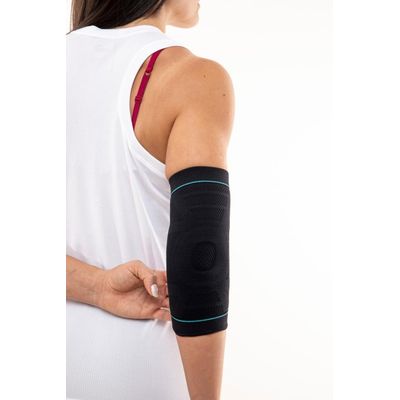 Cotoveleira Training Preta M N1 Sport Knit 3D Estabilização