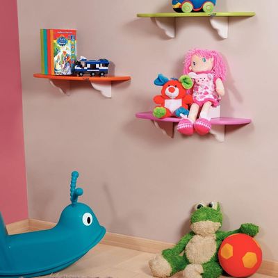Prateleira Kids Tramontina 60x24cm em Madeira Rosa