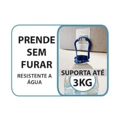 Suporte Porta Shampoo Parede 31x19x11 Fixação Adesiva Preto