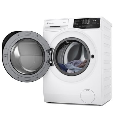 Máquina de Lavar Frontal Electrolux 12kg Branca Inverter com Água Quente e Lavagem Inteligente (LFB12) 127V