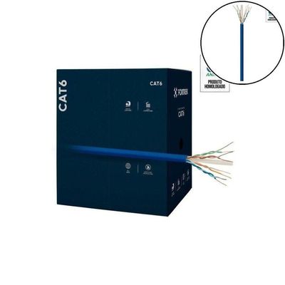 Cabo Rede Cat6 Fortrek Fk510c Cmx Azul - Cx -305