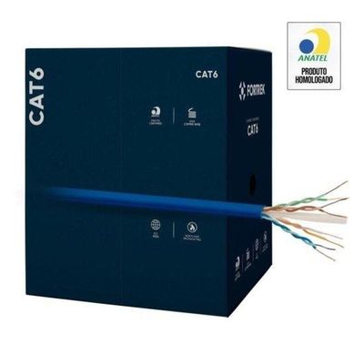 Cabo Rede Cat6 Fortrek Fk510c Cmx Azul - Cx -305