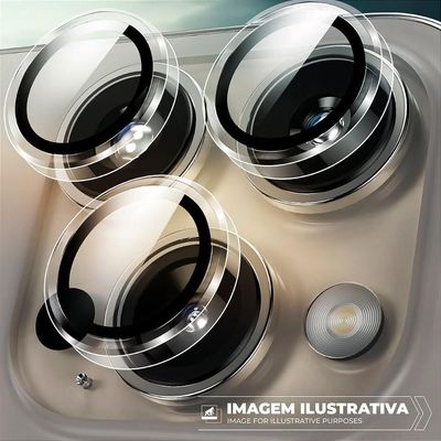 Protetor De Lente - Iphone 16 Pro Max - Survivor - Transparente + Molde Aplicador - Gshield