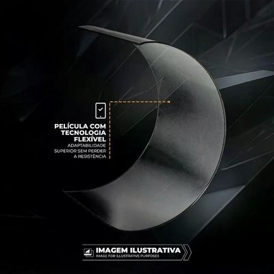 Película para Smartphone Gshield Dual Glass para Iphone 17 Proteção Contra Impactos Preta 1 Unidade