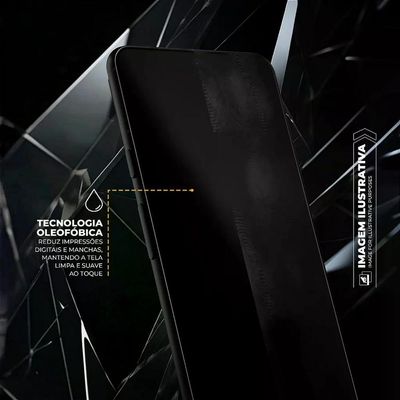 Película para Smartphone Gshield Dual Glass para Iphone 17 Proteção Contra Impactos Preta 1 Unidade