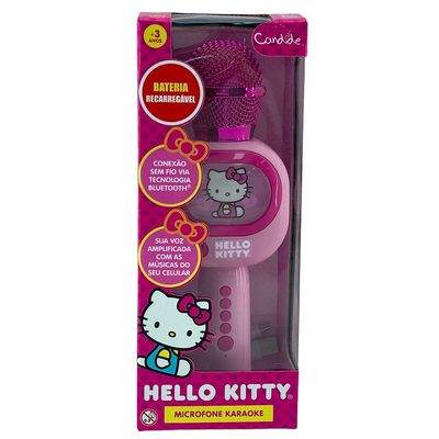 Microfone Musical com Bluetooth Hello Kitty