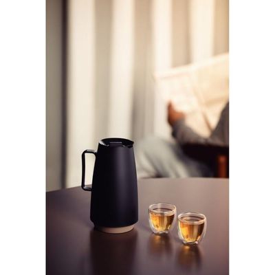 Bule Térmico Tramontina Exata 500ml Preto com Ampola de Vidro