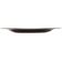 Prato Raso 27cm e Prato Sobremesa 19cm Vidro Opalino Lyor Carine Black Mesa Posta