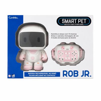 Robô Interativo com Controle Remoto Kid Robot - Rosa
