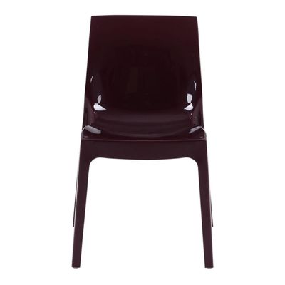 Cadeira Tramontina Alice Vermelho Garnet Brilho em Polipropileno