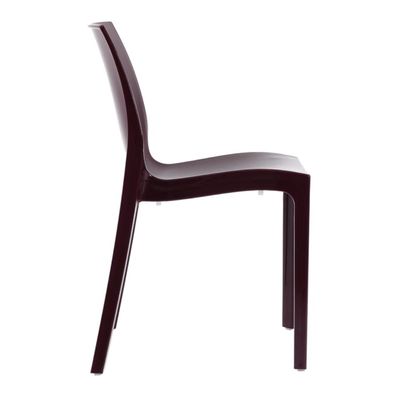 Cadeira Tramontina Alice Vermelho Garnet Brilho em Polipropileno