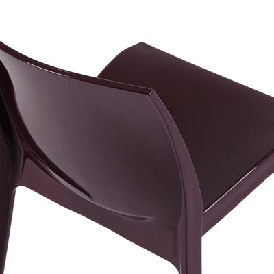 Cadeira Tramontina Alice Vermelho Garnet Brilho em Polipropileno