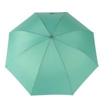 Guarda Chuva 100cm Fazzoletti Verde Abertura Automática Grande Cabo Curvo