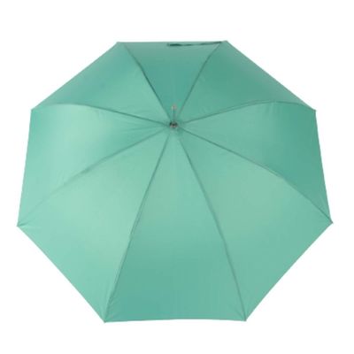 Guarda Chuva 100cm Fazzoletti Verde Abertura Automática Grande Cabo Curvo