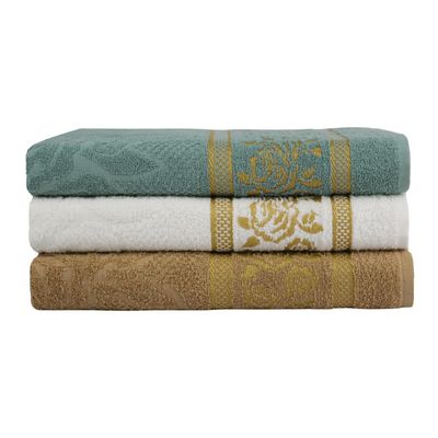 Kit 3 Toalhas De Banho Atenas - 70x150cm Branco
