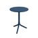 Mesa Redonda Livy Aurah 60x74,5cm Azul Petróleo em Polipropileno Plaxmetal