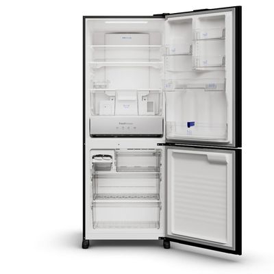 Geladeira Panasonic NR-BB65GV7B Frost Free Bottom Freezer Inverter 467 Litros Preto / Bivolt