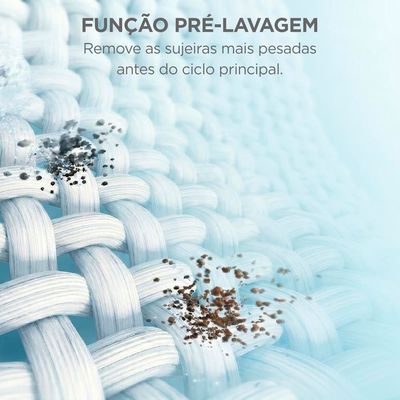 Máquina de Lavar Roupas Midea Wave Agitator 16kg Branca 13 Programas Timer Digital Branco / 110V