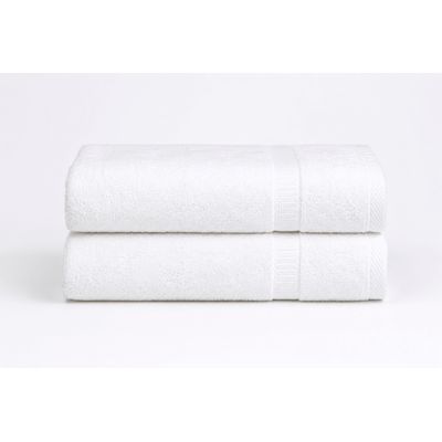 Kit 2 Toalhas De Banho Quebec - 70x140cm Dach Rosa E Cinza