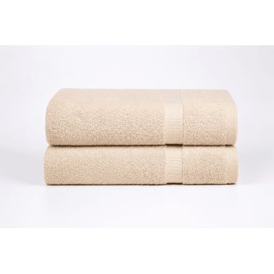 Kit 2 Toalhas De Banho Quebec - 70x140cm Dach Rosa E Cinza
