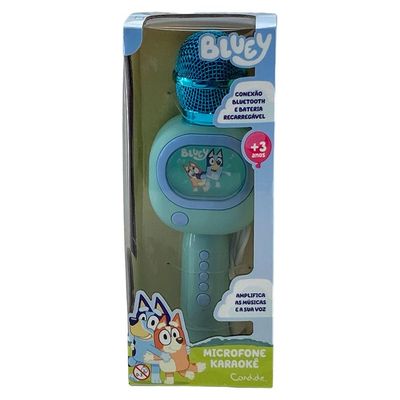 Microfone Musical com Bluetooth Bluey