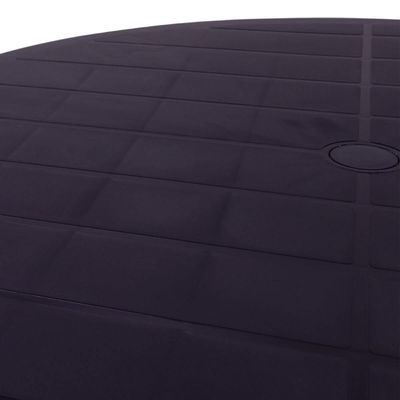 Mesa Tramontina Plástica Preta 89x72cm Polipropileno Cassino Summa Uso Externo Desmontável