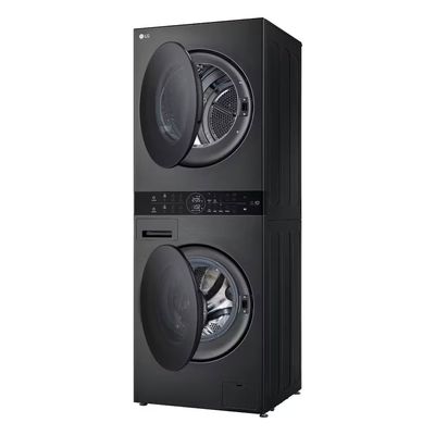 Lavadora e Secadora 14kg Smart WashTower com Inteligência Artificial LG Preto / 110V