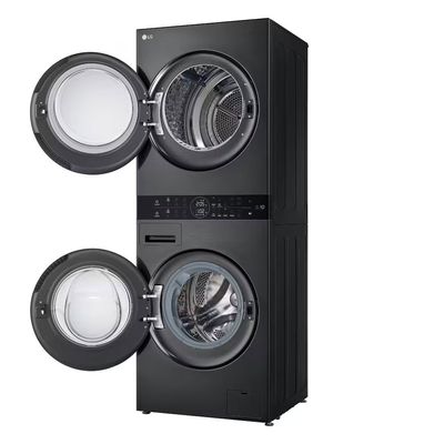 Lavadora e Secadora 14kg Smart WashTower com Inteligência Artificial LG Preto / 110V