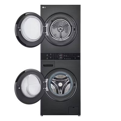 Lavadora e Secadora 14kg Smart WashTower com Inteligência Artificial LG Preto / 110V