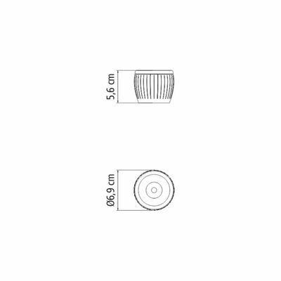 Kit 2 Xícaras para Café Tramontina em Aço Inox Branco 80 ml