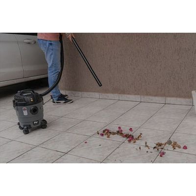 Aspirador de Água e Pó GTW 10 Maré 1400W Portátil Função Sopro Capacidade 10 Litros WAP Amarelo com Preto / 220V