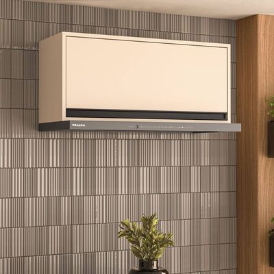 Armário Aéreo Koya 1 Porta Basculante Politorno Creme