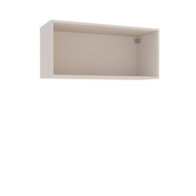 Armário Aéreo Koya 1 Porta Basculante Politorno Creme