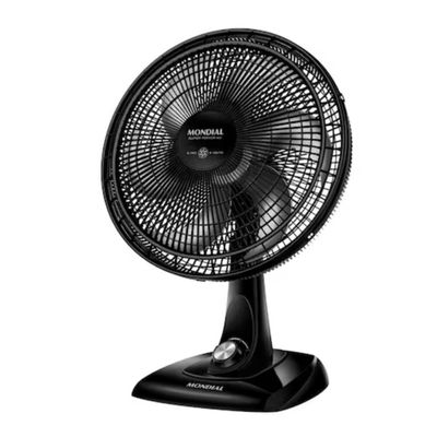 Ventilador de Mesa Super Power 40cm VSP40 B 6 Pás 3 Velocidades Mondial Preto / 110V