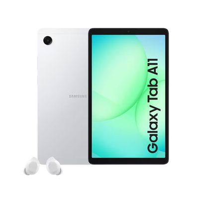Tablet Samsung Galaxy Tab A11 8.7 Wi-Fi 64GB + Fone de Ouvido Buds Core Branco / Bivolt