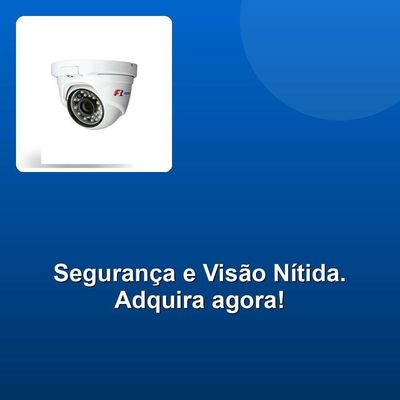Camera Dome Fbr Pp Ir 720p 2.8mm Cvi Tvi Ahd