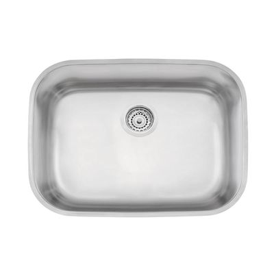 Cuba de Embutir Tramontina Lavínia 48 BL em Aço Inox Acetinado 48 x 34 x 18 cm OUTLET com Válvula